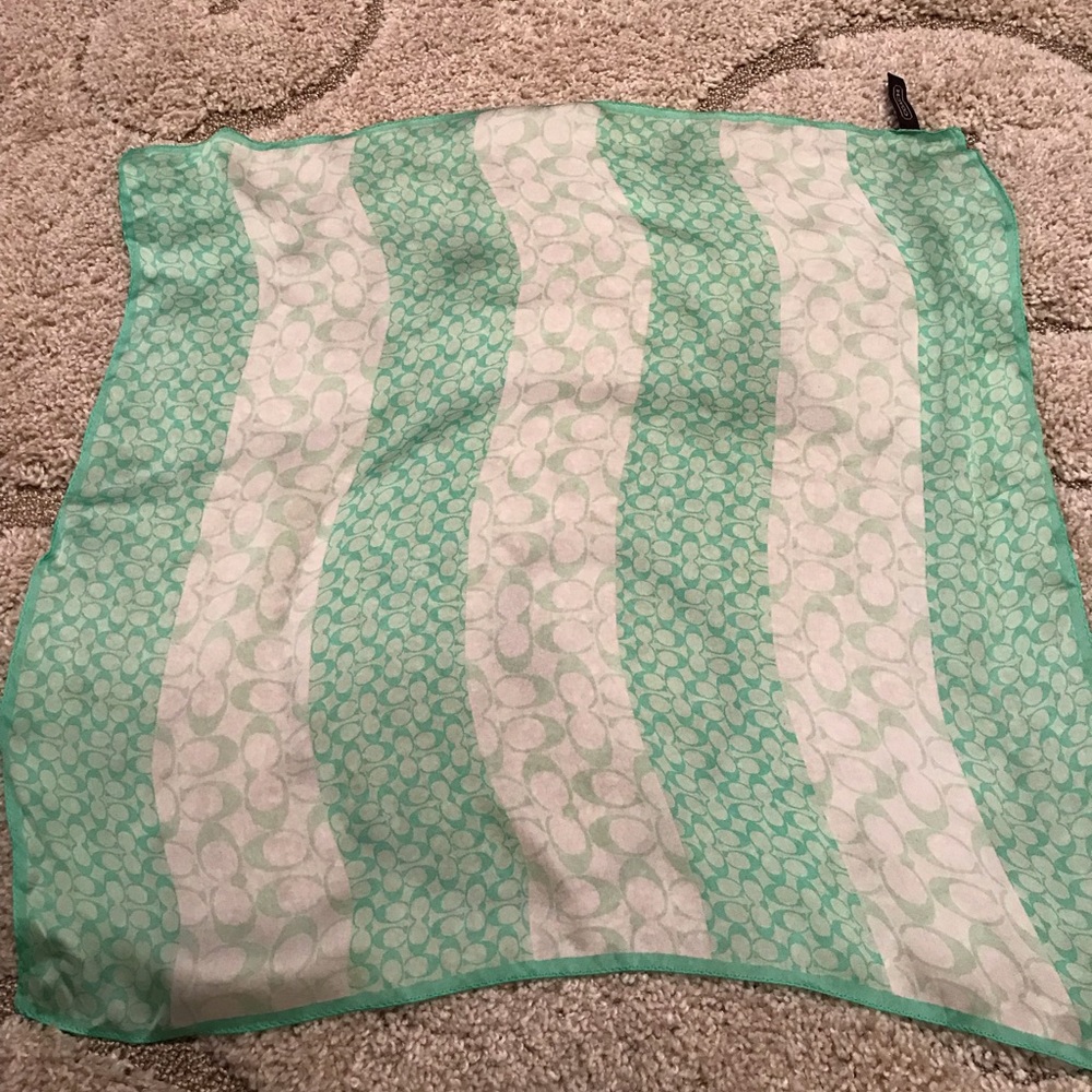 Authentic Coach square scarf.